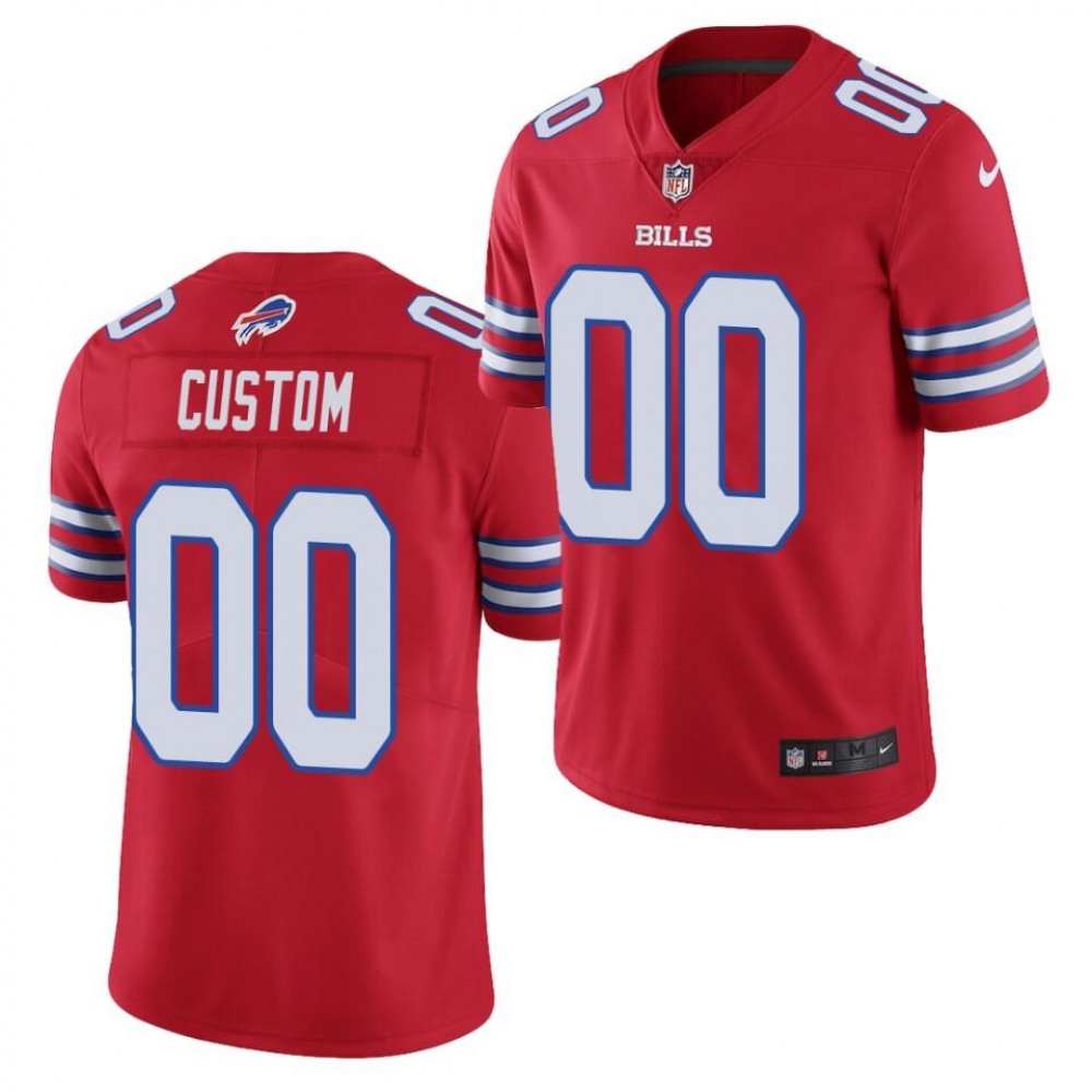 Youth Buffalo Bills Red Vapor Untouchable Stitched Limited Custom Jersey