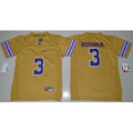 Tigers #3 Odell Beckham Jr Gridiron Gold Limited Legend Stitched Youth NCAA Jersey