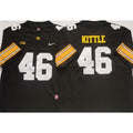 Men's Iowa Hawkeyes #46 Kittle Black Stitched Jersey