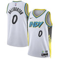 Unisex Indiana Pacers Tyrese Haliburton
White 2024/25 Swingman Player Jersey - City Edition