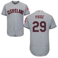 indians #29 Satchel Paige Grey Flexbase Authentic Collection Stitched MLB Jersey
