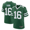 Men's New York Jets #16 Kenyon Sadiq Green 2026 NFL Draft Game Jersey