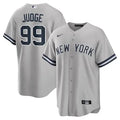 Men's New York Yankees #99 Aaron Judge
Gray Big & Tall Road Replica Player Jersey